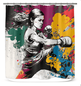 Fight to Be The Best Shower Curtain - Beyond T-shirts